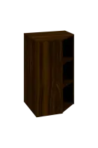 CV 3 - 7 skříň rohová, pravá, 1100x700x700, ořech královský